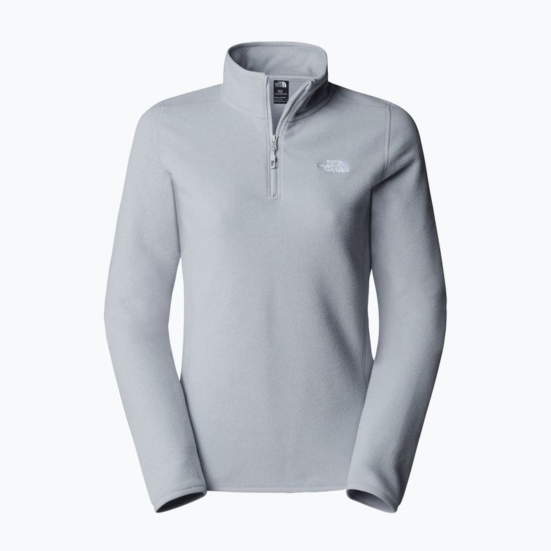 Bluza damska The North Face 100 Glacier 1/4 Zip tnf light grey 4