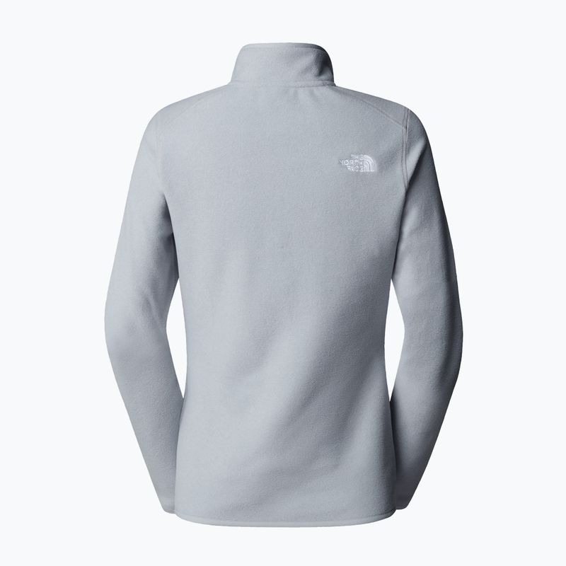 Bluza damska The North Face 100 Glacier 1/4 Zip tnf light grey 5