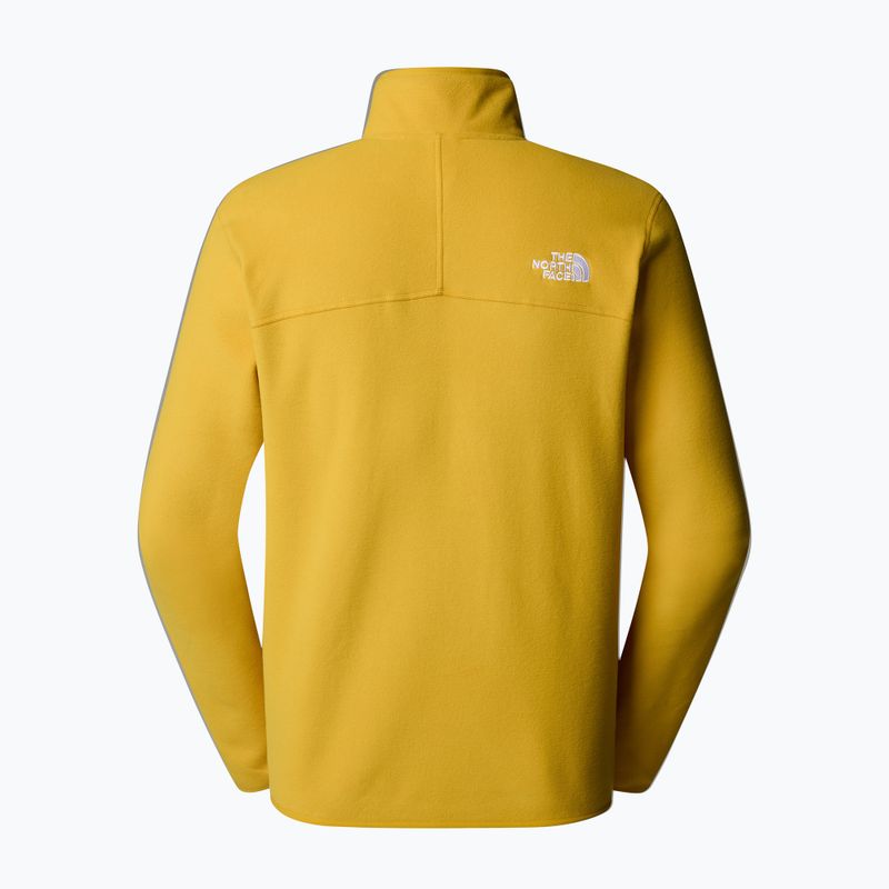 Bluza męska The North Face 100 Glacier 1/4 Zip turmeric 5