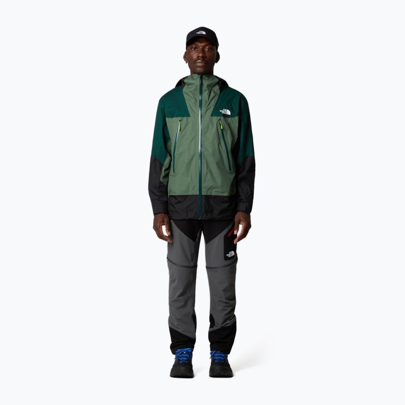 Kurtka przeciwdeszczowa męska The North Face Signal 2.5L Dryvent duck green/deep nori/tnf black 2