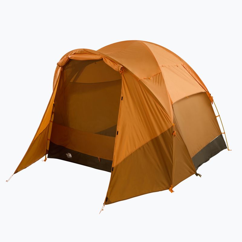 Namiot kempingowy 4-osobowy The North Face Wawona 4P light exuberance orange/ timber tan/ new taupe green 2
