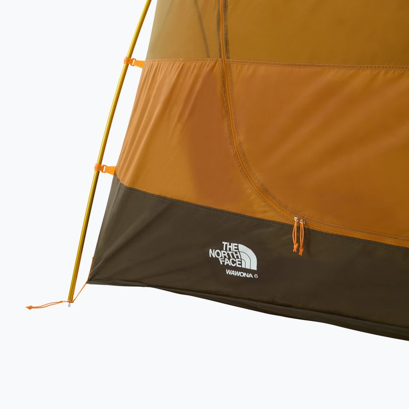 Namiot kempingowy 6-osobowy The North Face Wawona 6P light exuberance orange/ timber tan/ new taupe green 8
