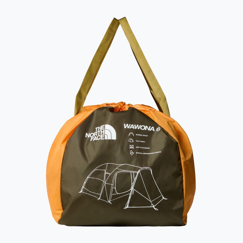 Namiot kempingowy 6-osobowy The North Face Wawona 6P light exuberance orange/ timber tan/ new taupe green 14