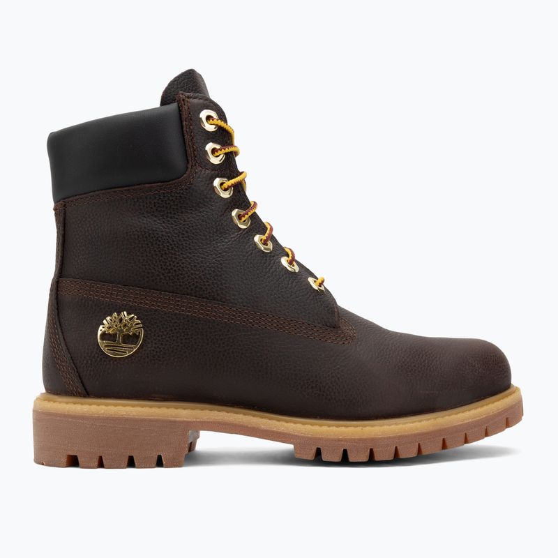 Buty męskie Timberland Premium 6 Inch Lace Up Waterproof dark brown/full grain/black 2