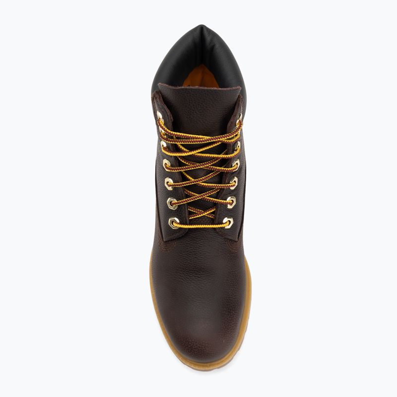 Buty męskie Timberland Premium 6 Inch Lace Up Waterproof dark brown/full grain/black 5