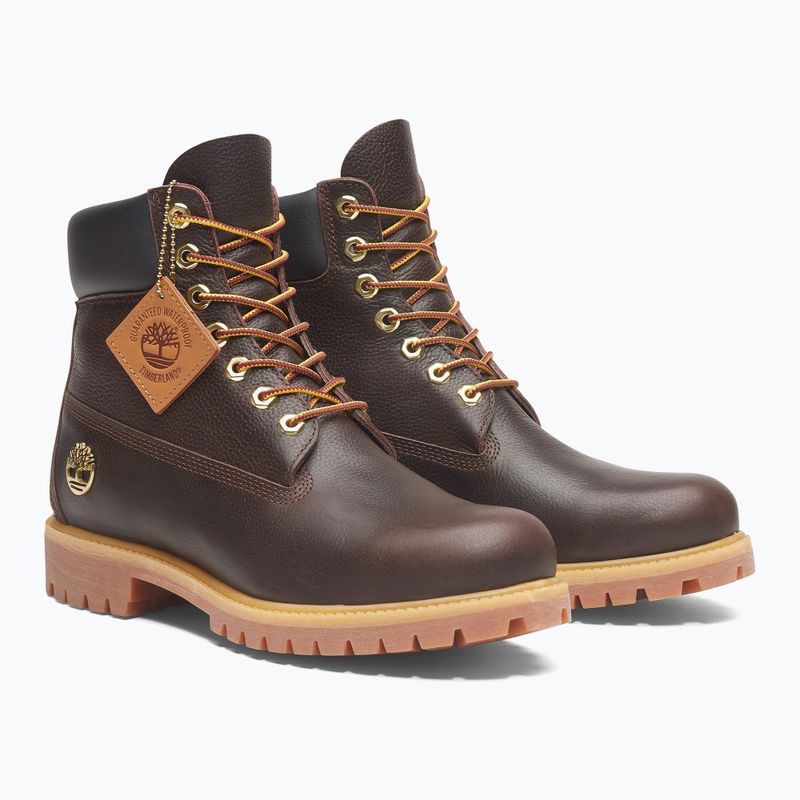 Buty męskie Timberland Premium 6 Inch Lace Up Waterproof dark brown/full grain/black 11
