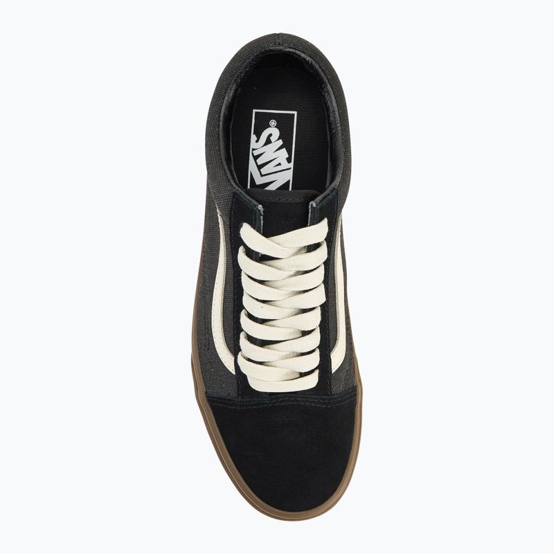 Buty Vans Old Skool heavy canvas black 5