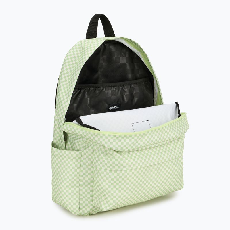 Plecak miejski Vans Old Skool Check 22 l shadow lime 4