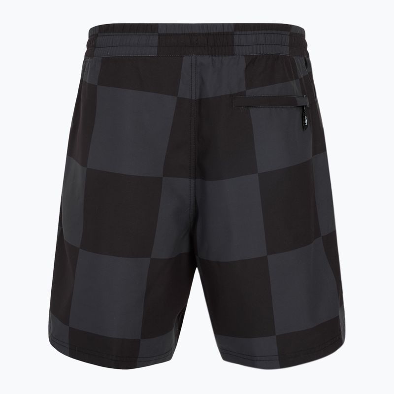 Spodenki męskie Vans Primary Checkerboard Elastic Boardshort black/asphalt 2