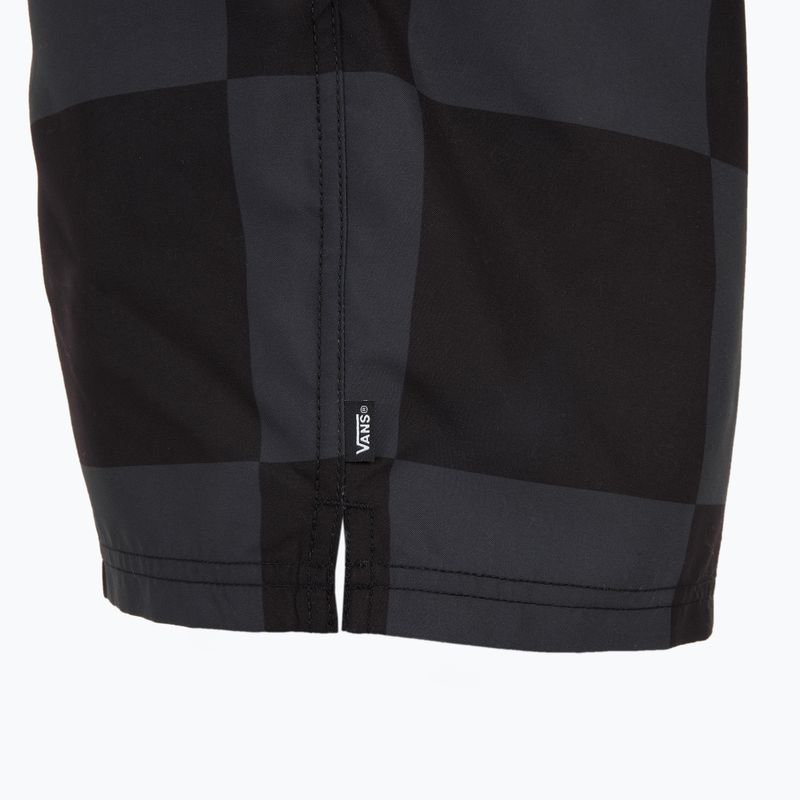 Spodenki męskie Vans Primary Checkerboard Elastic Boardshort black/asphalt 3
