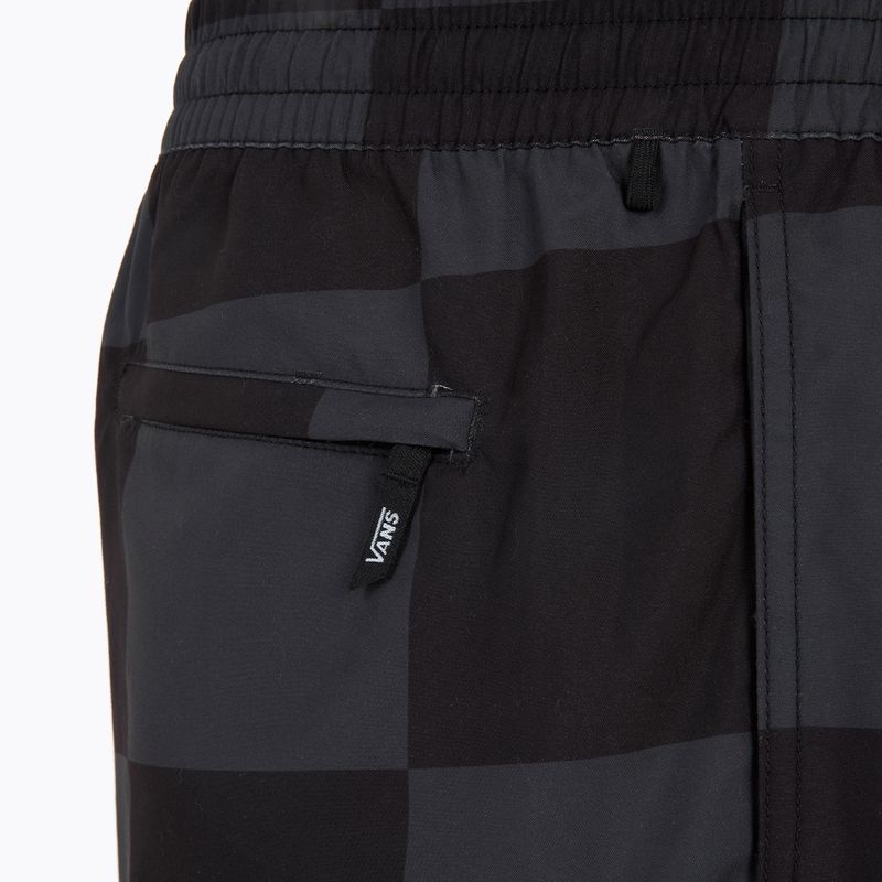 Spodenki męskie Vans Primary Checkerboard Elastic Boardshort black/asphalt 5