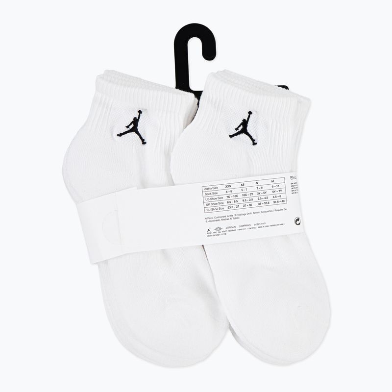 Skarpety Nike Jordan Everyday Essentials 6 pack white 4
