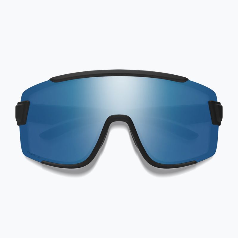 Okulary przeciwsłoneczne Smith Wildcat matte black/chrp polarized blue mirror/clear 2