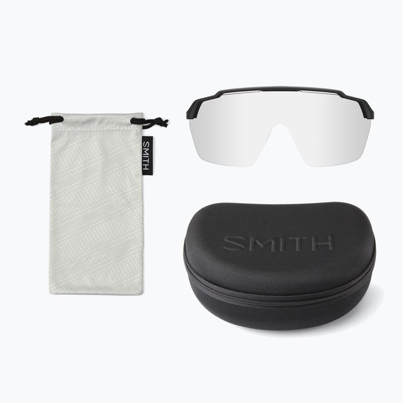 Okulary przeciwsłoneczne Smith Shift XL MAG black/photochromic clear to grey/clear 4
