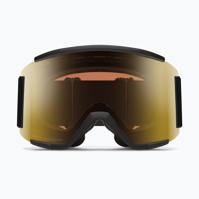 Gogle narciarskie Smith Squad XL black/chromapop pro photochromic gold mirror 2