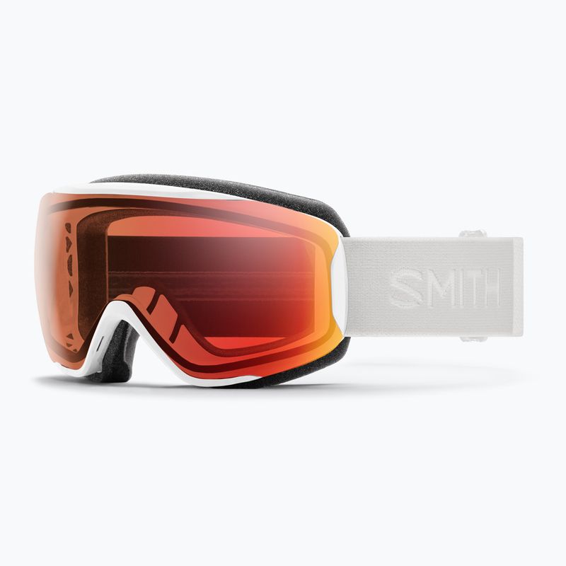 Gogle narciarskie Smith Moment white vapor/chromapop pro photochromic red mirror