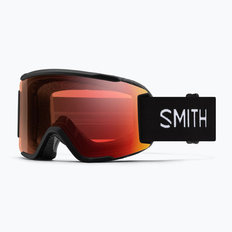 Gogle narciarskie Smith Squad S black chromapop pro photochromic red mirror