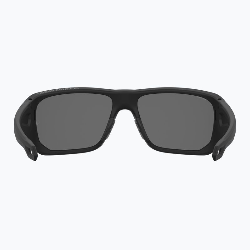 Okulary przeciwsłoneczne męskie Under Armour Attack MD S3 matte black/grey polarized oleophobic 4
