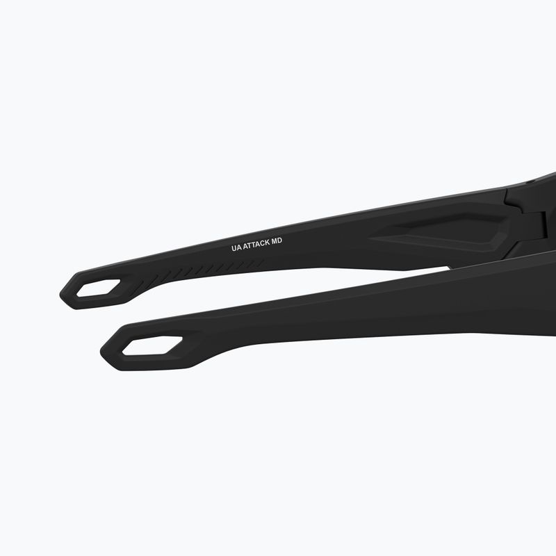 Okulary przeciwsłoneczne męskie Under Armour Attack MD S3 matte black/grey polarized oleophobic 8