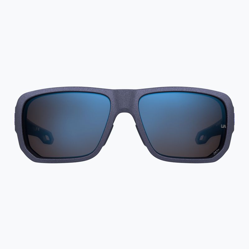 Okulary przeciwsłoneczne męskie Under Armour Attack MD S3 blue metalized/blue multilayer oleophobic 3