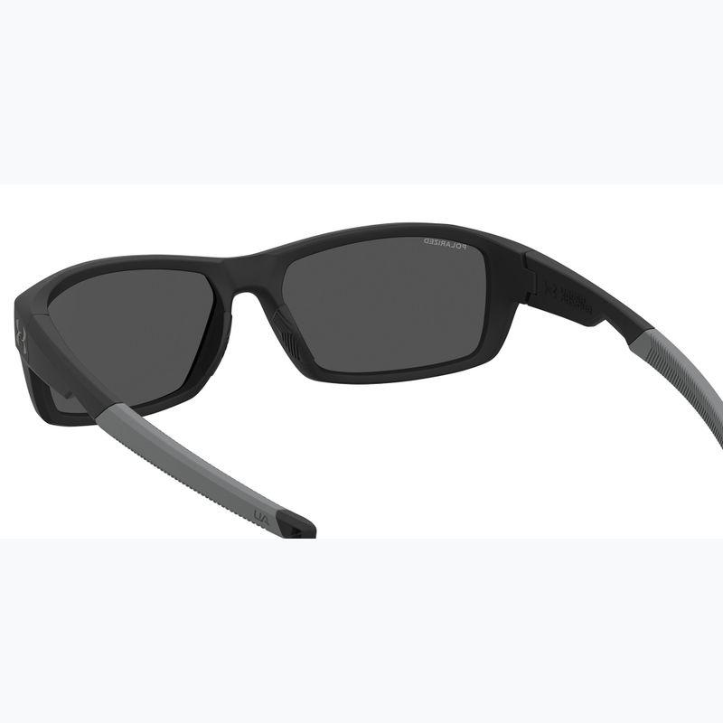 Okulary przeciwsłoneczne męskie Under Armour Fanatical S3 matte black/grey polarized 6