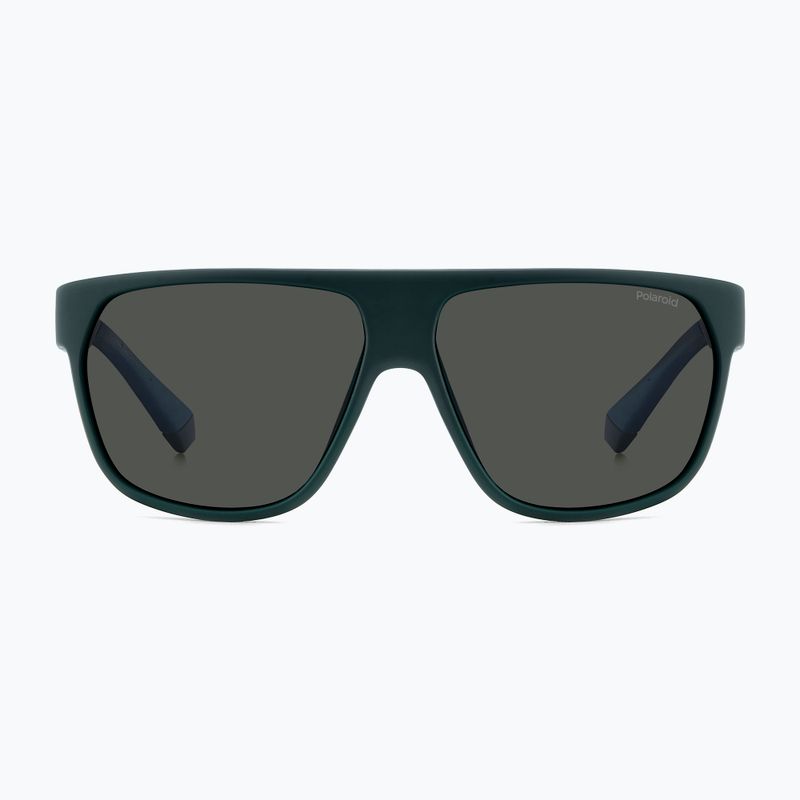 Okulary przeciwsłoneczne męskie Polaroid PLD 7053/S matte green/grey polarized 3