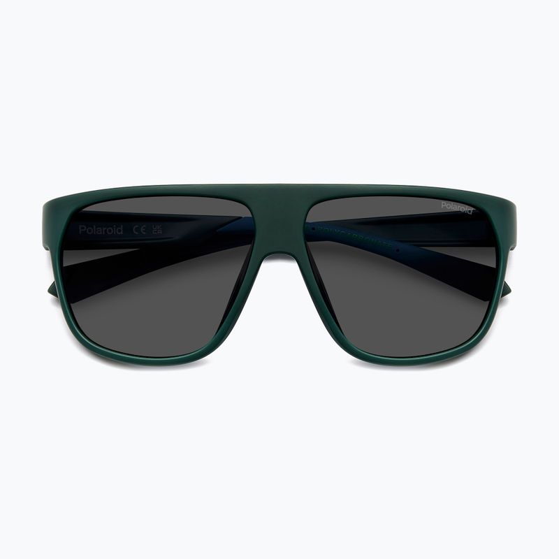 Okulary przeciwsłoneczne męskie Polaroid PLD 7053/S matte green/grey polarized 4