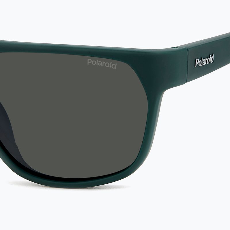 Okulary przeciwsłoneczne męskie Polaroid PLD 7053/S matte green/grey polarized 6