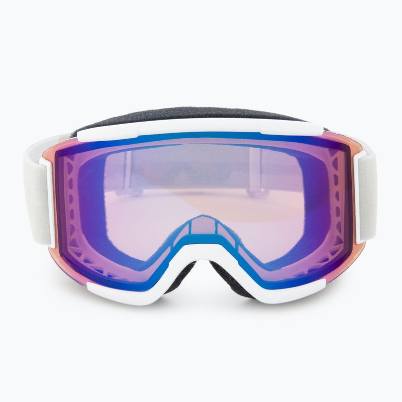 Gogle narciarskie Smith Squad white vapor/chromapop pro photochromic blue mirror 3