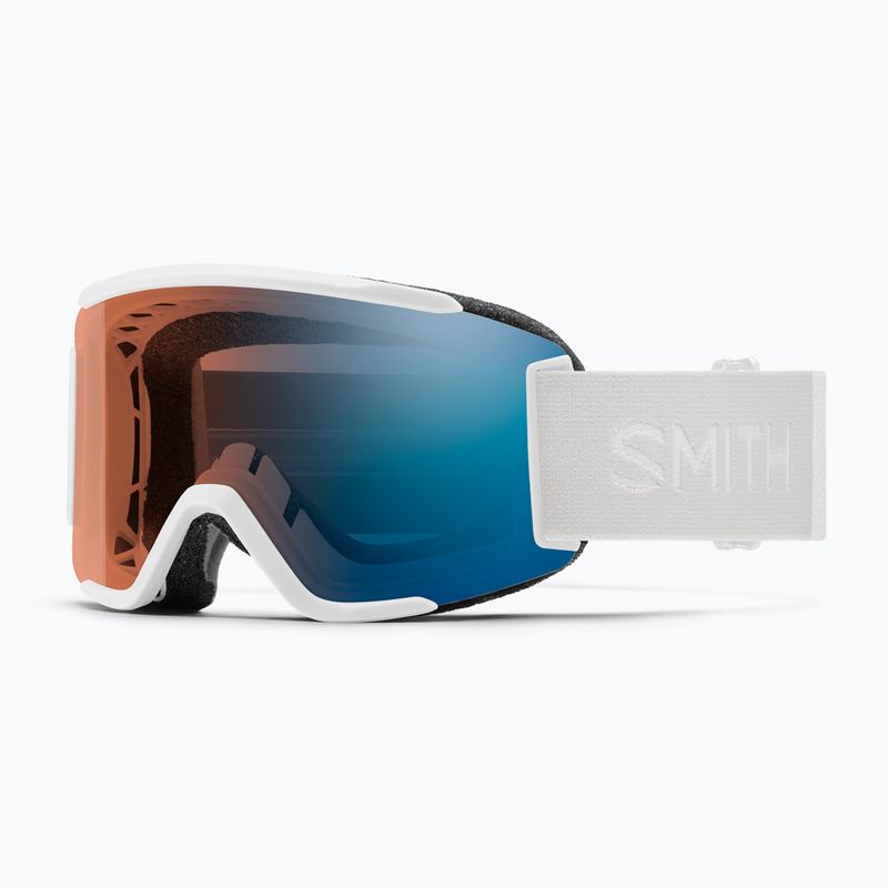 Gogle narciarskie Smith Squad S white vapor/chromapop pro photochromic blue mirror