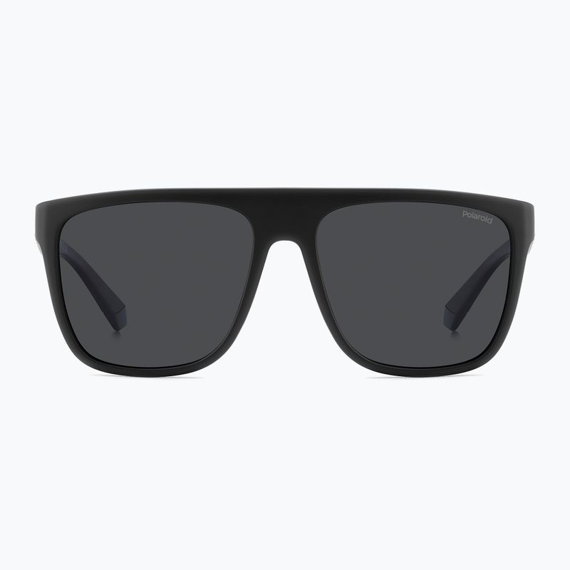Okulary przeciwsłoneczne męskie Polaroid PLD 2162/S matte black/grey polarized 3