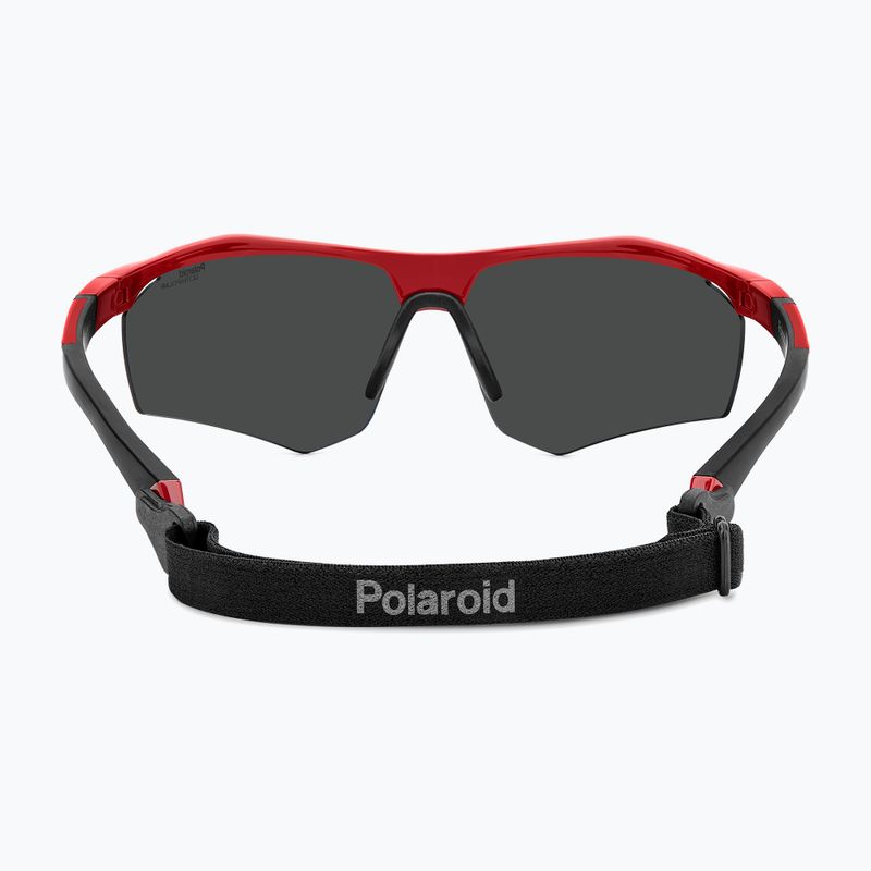 Okulary przeciwsłoneczne Polaroid PLD 7055/S red/grey polarized high contrast 5
