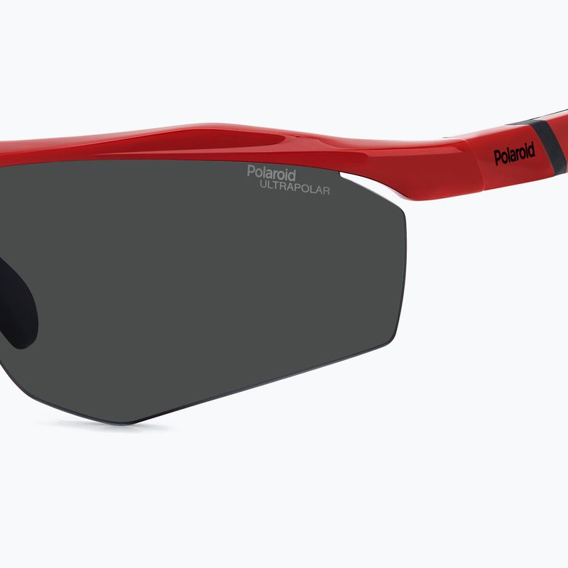 Okulary przeciwsłoneczne Polaroid PLD 7055/S red/grey polarized high contrast 7