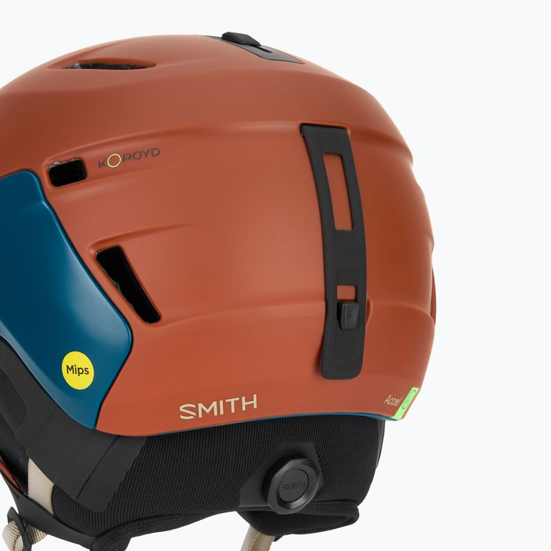 Kask narciarski Smith Accel MIPS matte rust steel 8