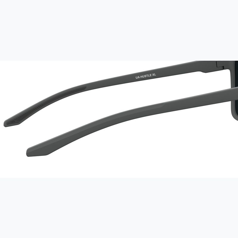 Okulary przeciwsłoneczne Under Armour Hustle XL S3 Matte grey/green multilayer oleophobic 8