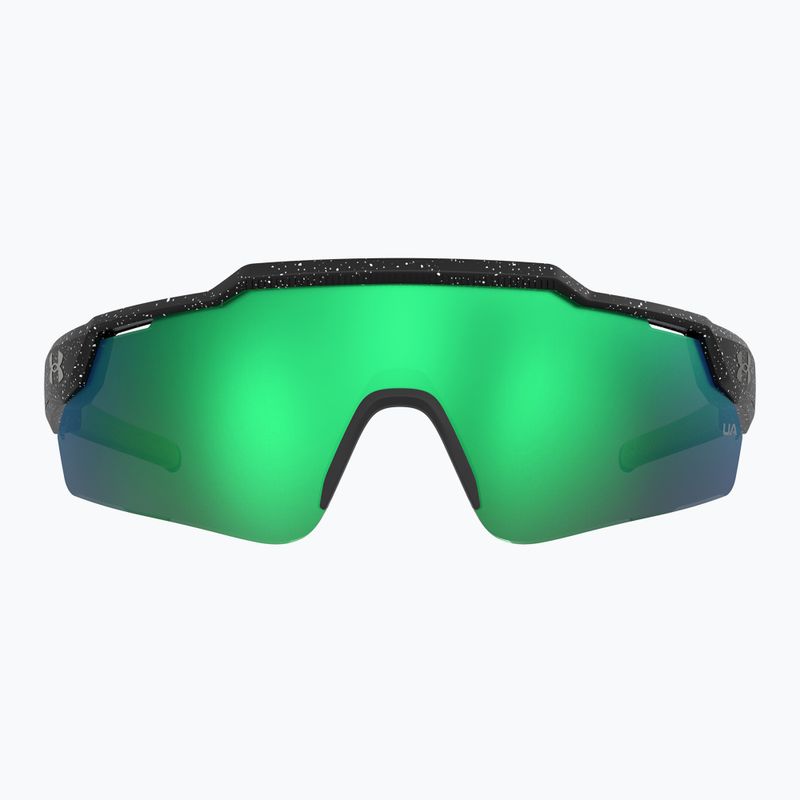 Okulary przeciwsłoneczne dziecięce Under Armour Levelup Jr S3 pattern black white/green multilayer 3
