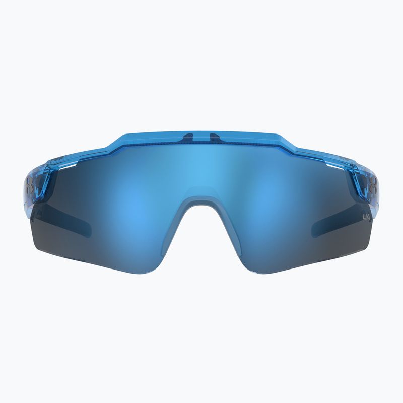 Okulary przeciwsłoneczne dziecięce Under Armour Levelup Jr S3 crystal blue/blue multilayer 3
