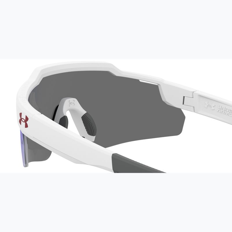 Okulary przeciwsłoneczne dziecięce Under Armour Levelup Jr S3 matte white blue/blue multilayer 6