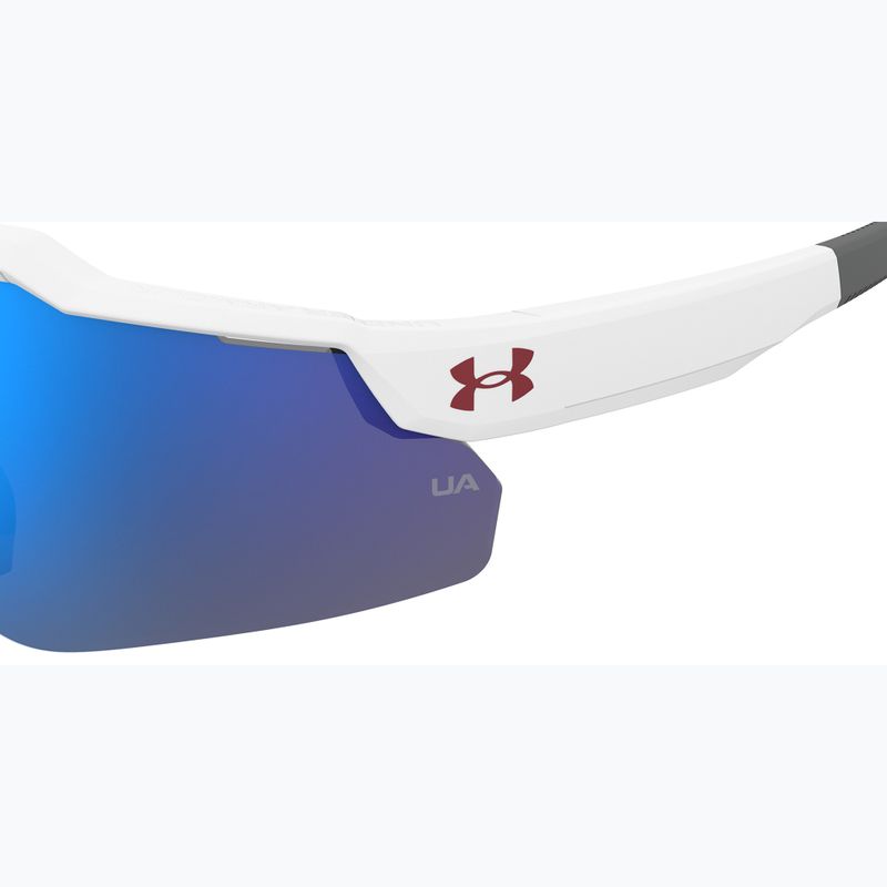Okulary przeciwsłoneczne dziecięce Under Armour Levelup Jr S3 matte white blue/blue multilayer 7