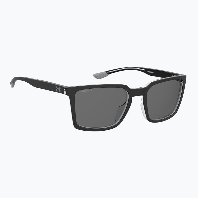 Okulary przeciwsłoneczne Under Armour Sportate S3 black crystal/grey polarized