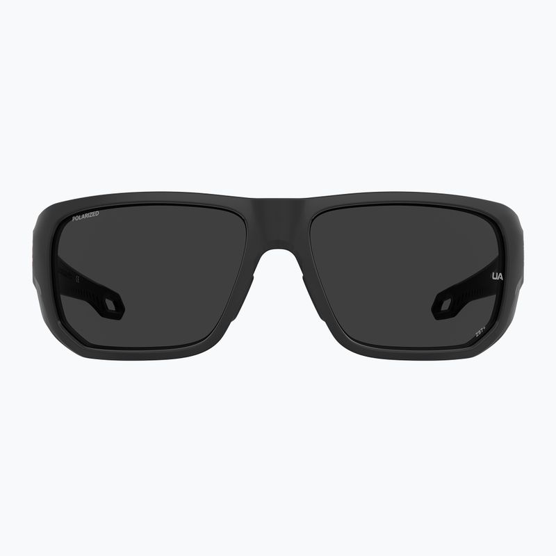 Okulary przeciwsłoneczne męskie Under Armour Attack 2 black multicolor/grey polarized oleophobic 3