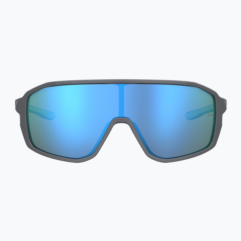 Okulary przeciwsłoneczne dziecięce Under Armour Gameday Jr S3 metalized grey/blue multilayer 3