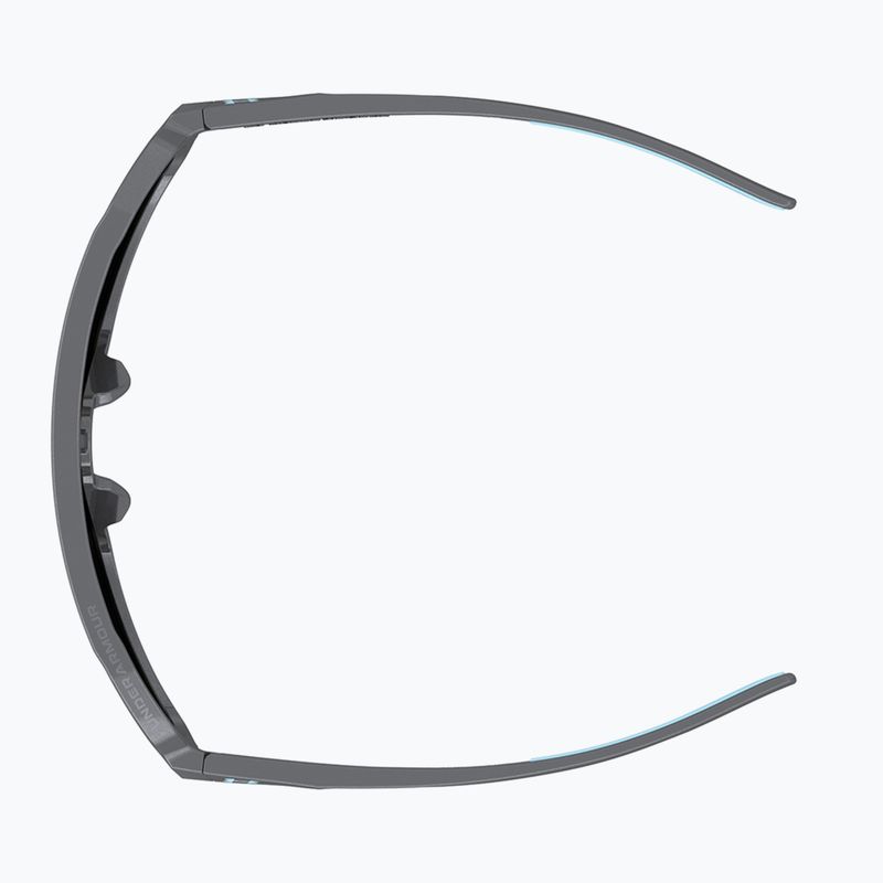 Okulary przeciwsłoneczne dziecięce Under Armour Gameday Jr S3 metalized grey/blue multilayer 5