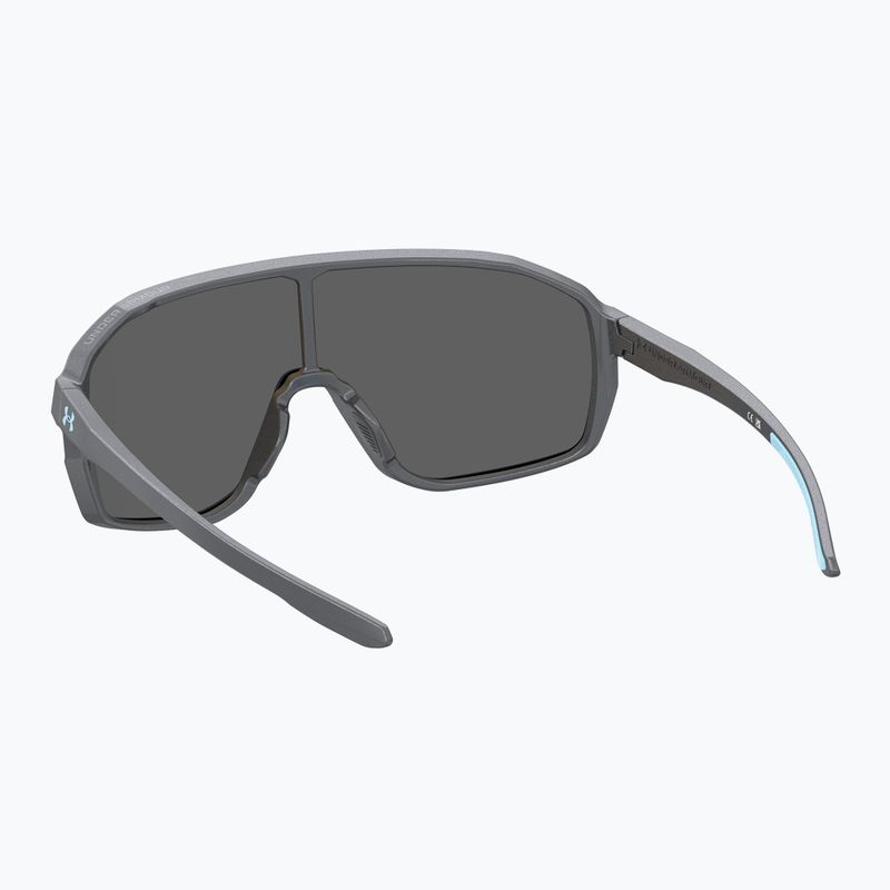 Okulary przeciwsłoneczne dziecięce Under Armour Gameday Jr S3 metalized grey/blue multilayer 6