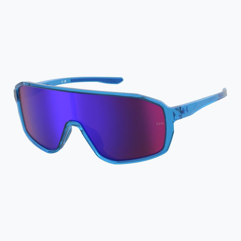 Okulary przeciwsłoneczne dziecięce Under Armour Gameday Jr S3 blue crystal/infrared 2