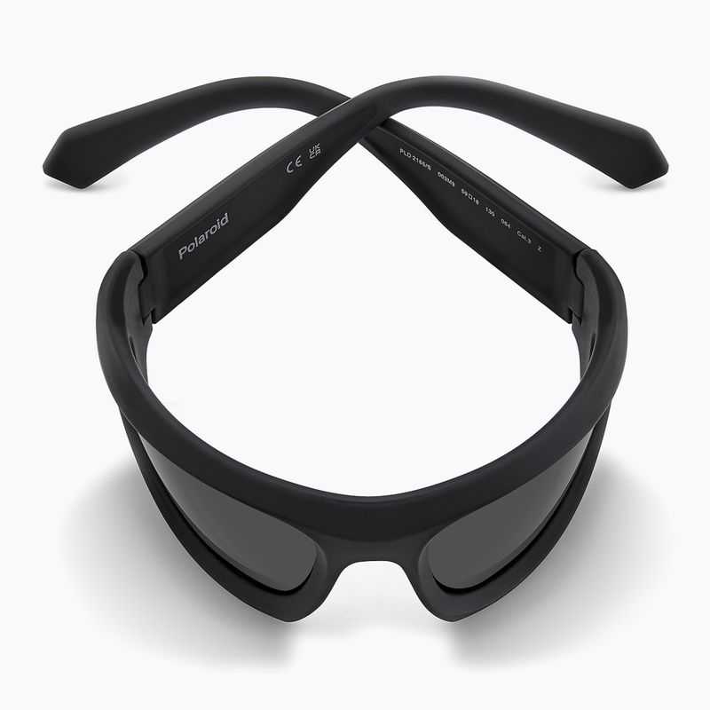 Okulary przeciwsłoneczne Polaroid PLD 2165/S matte black/grey polarized 8