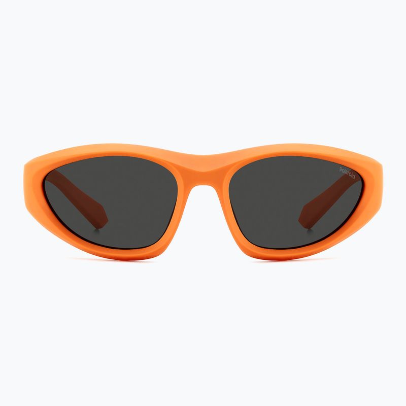 Okulary przeciwsłoneczne Polaroid PLD 2165/S matte orange/grey polarized 3