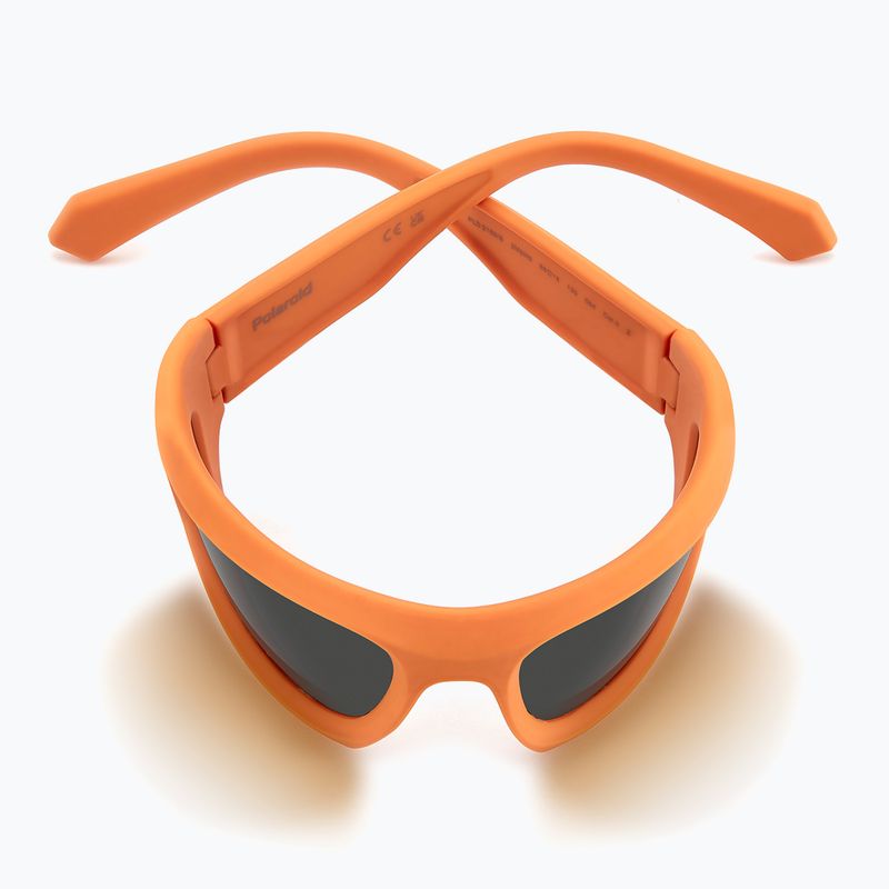 Okulary przeciwsłoneczne Polaroid PLD 2165/S matte orange/grey polarized 8