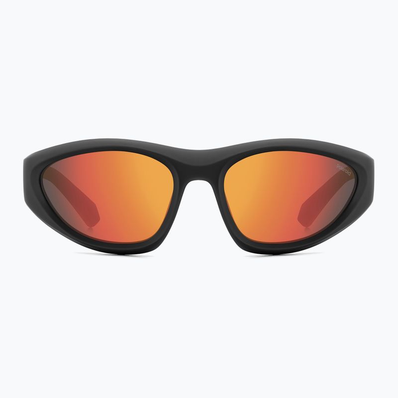 Okulary przeciwsłoneczne Polaroid PLD 2165/S matte black red/red multilayer polarized 3
