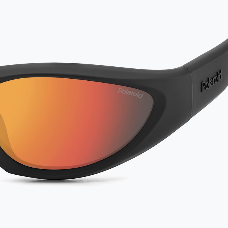 Okulary przeciwsłoneczne Polaroid PLD 2165/S matte black red/red multilayer polarized 8